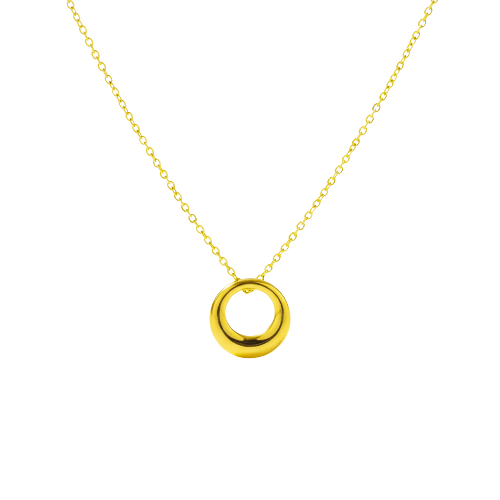 Golden Aura Pendant Necklace - Ruposhree