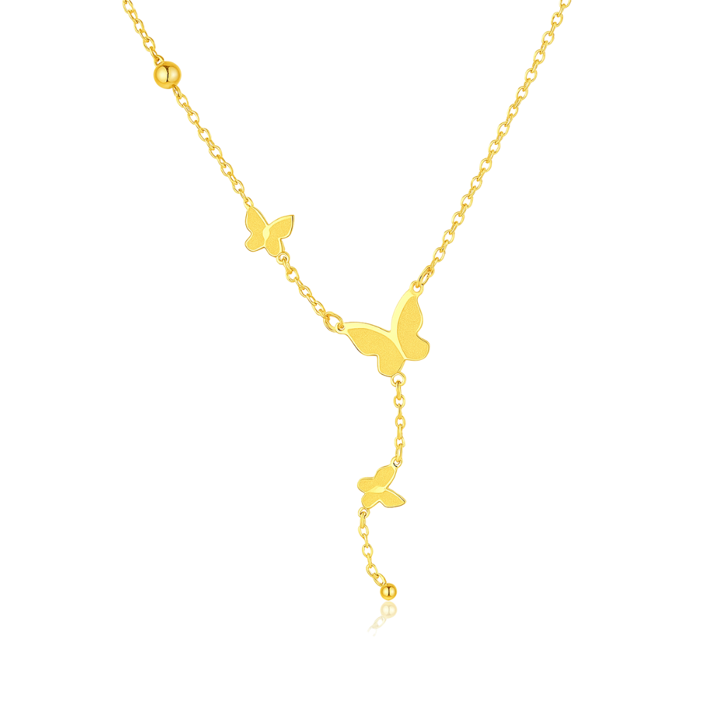 Flutter Charm Butterfly Necklace - Ruposhree