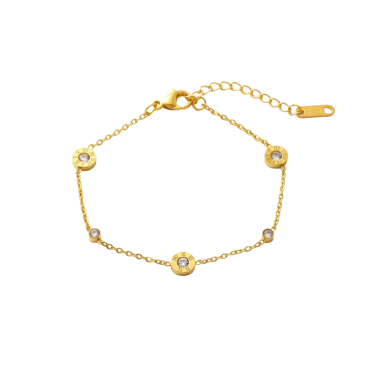 Roman Spark Gold Bracelet - Ruposhree