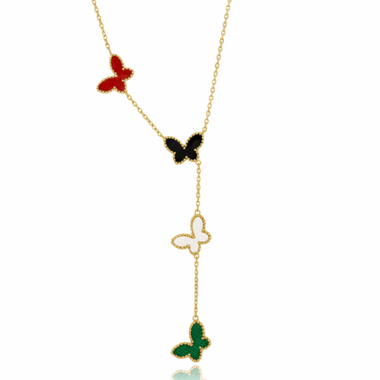 Colorful Butterfly Charm Neckchain - Ruposhree